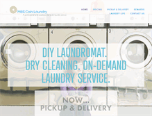 Tablet Screenshot of mscoinlaundry.com